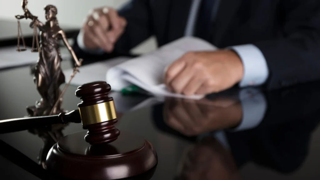 cruise ship injury lawyer analyzing legal paperwork of a cruise ship crash injury victim