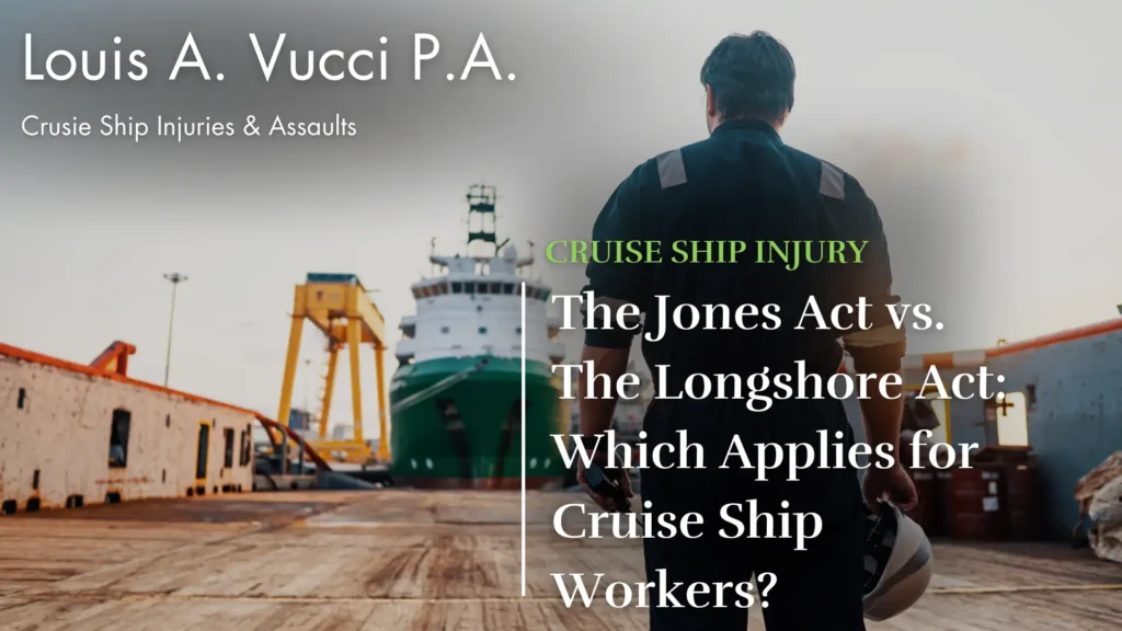 a worker standing on a dock near a large ship.