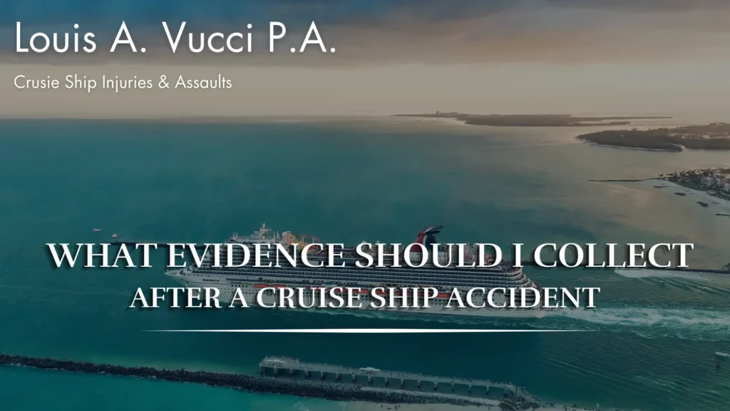 What Evidence Should I Collect After a Cruise Ship Accident, a cruise ship sailing on water